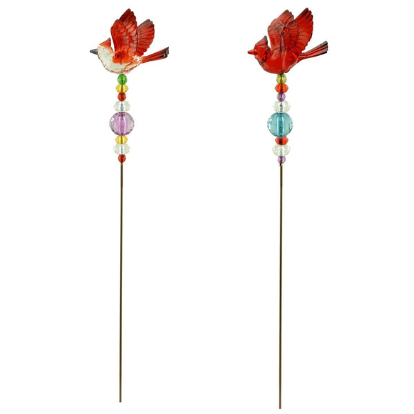 Tall Five Tone Acrylic Pot Stakes in 6 Assorted Colors