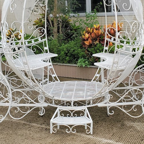Large Round Cinderella Carriage "The Luciana"