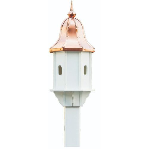 Copper Roof Bird House Feeders